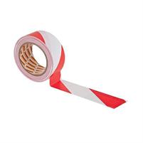 NASTRO ADESIVO SEGNALETICO BIANCO/ROSSO H.MM50 X 33 MT.