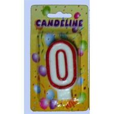 CANDELA COMPLEANNO NUMERO 0
