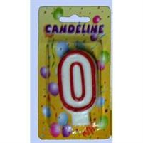 CANDELA COMPLEANNO NUMERO 0