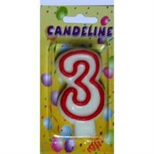 CANDELA COMPLEANNO NUMERO 3