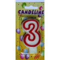 CANDELA COMPLEANNO NUMERO 3