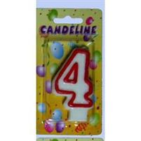 CANDELA COMPLEANNO NUMERO 4
