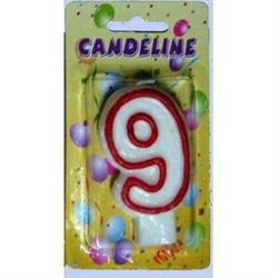 CANDELA COMPLEANNO NUMERO 9