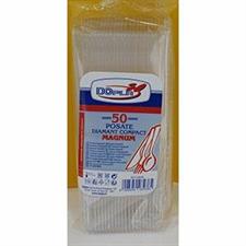 DOPLA COMPACT COLTELLI TRASPARENTI X 50