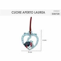 EVENTI LAUREA CUORE LAUREA APERTO 038728 5X6CM