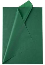 CARTA VELINA VERDE SCURO confezione da 24 FOGLI