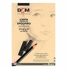 CARTA SPOLVERO CM.23X33 - BLOCCO 50 FG.