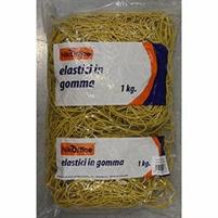 ELASTICI GIALLI diam.080mm taglio 1,9mm sacchetto da 1KG