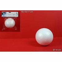 POLISTIROLO PALLA 1 PEZZO DA DECORARE CM.10