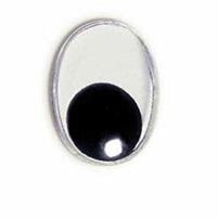 OCCHI MOBILI ADESIVI OVALI MM.5X7 - CONF.100 PZ.
