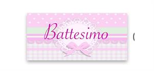 BIGLIETTINI Z.BOMBONIERA BATTESIMO ROSA CONF.DA 2 FOGLI (20PZ)