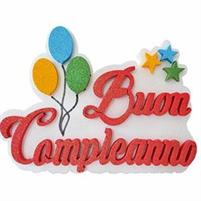 POLISTIROLO BUON COMPL. PALLONCINI + STELLE 38X27X5