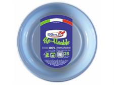 FESTAIOLI CELESTE PIATTI DOLCE(RIUTILIZZABILI) D.170 X 25 PEZZI