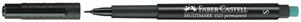 PENNARELLI FABER-CASTELL MULTIMARK OHP PERM.CANCELLAB.S NERO