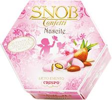 CONFETTI CRISPO L.EVENTO SNOB IMB.SINGOL.500GR.NASCITA R.-CIOCCO