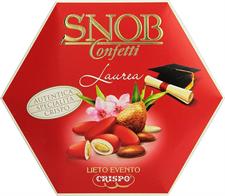 CONFETTI CRISPO L.EVENTO SNOB IMB.SINGOL.500GR.LAUREA-CIOCCOLATO