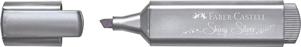 FABER-CASTELL EVIDENZIATORE TEXTLINER 1546 METALLIC, ARGENTO