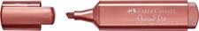 FABER-CASTELL EVIDENZIATORE TEXTLINER 1546 METALLIC, ROSSO