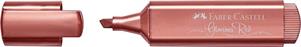 FABER-CASTELL EVIDENZIATORE TEXTLINER 1546 METALLIC, ROSSO