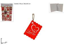 CARTELLE BIGLIETTINI SAN VALENTINO 128PZ ART.