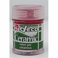 COLORE PER CERAMICA - FLACONE ML.35 - CARMINIO