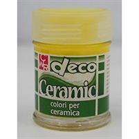 COLORE PER CERAMICA - FLACONE ML.35 - GIALLO PRIMARIO