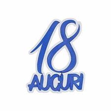 POLISTIROLO AUGURI 18 BLU 40X32X5