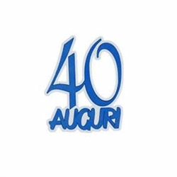 POLISTIROLO AUGURI 40 BLU 40X32X5