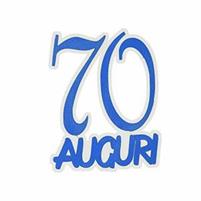 POLISTIROLO AUGURI 70 BLU 40X32X5