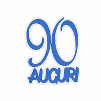 POLISTIROLO AUGURI 90 BLU 40X32X5