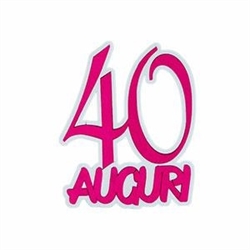 POLISTIROLO AUGURI 40 FUCSIA 40X32X5