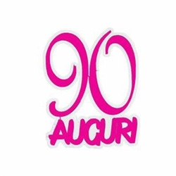 POLISTIROLO AUGURI 90 FUCSIA 40X32X5