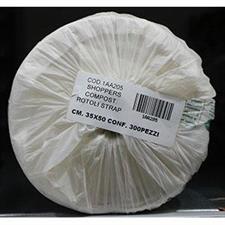 SHOPPERS COMPOST.50% RINNOVABILE ROTOLO stella 35x50 300pezzi