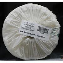 SHOPPERS COMPOST.50% RINNOVABILE ROTOLO stella 35x50 300pezzi