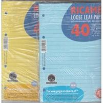 RICAMBI AD ANELLI A5 COLORATI 1 RIGO