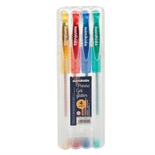 PENNE GEL GLITTER MONIKIDS SET 4 PZ