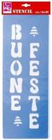 STENCIL MAXI CM.18X49 - BUONE FESTE
