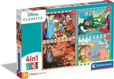 PUZZLE CLEMENTONI 4 IN 1 (12/16/20/24) DISNEY CLASSIC
