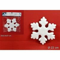 POLISTIROLO FIOCCO DI NEVE BIANCO CM.22