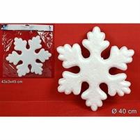 POLISTIROLO FIOCCO DI NEVE BIANCO CM.40