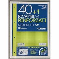 RICAMBI AD ANELLI A4 RINFORZATI FF.40 BLASETTI RIG. 5MM