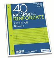 RICAMBI AD ANELLI A4 RINFORZATI FF.40 BLASETTI RIG. B