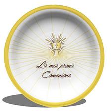E.COMUNIONE PIATTI TONDI X 6 PEZZI