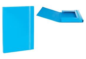 CARTELLA CON ELASTICO D.10 35X25 BLU