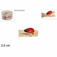 MOLLETTINE COCCINELLE 6PZ IN PVC BOXROSSO