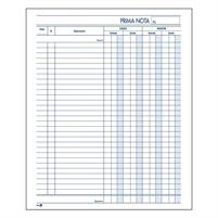 BLOCCO PRIMA NOTA CASSA 22X28 50X2 COPIE AUTORICALCANTE