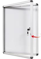 BACHECA MAGNETICA STRUTTURA IN ALLUMINIO CM.40X60 USO INTERNO