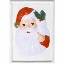 HOBBIE-FORMA RILIEVO CM. 13X19 - VISO BABBO NATALE