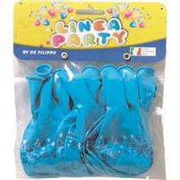 PALLONCINI MEDI NASCITA CELESTE X 15 PEZZI