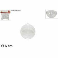 PALLA APRIBILE IN PLASTICA TRASPARENTI APPENDIBILE D.CM.6